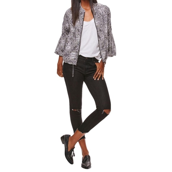 Free People Womens Destroyed Skinny Fit Jeans, Style # OB464920 size 27 - Picture 1 of 6